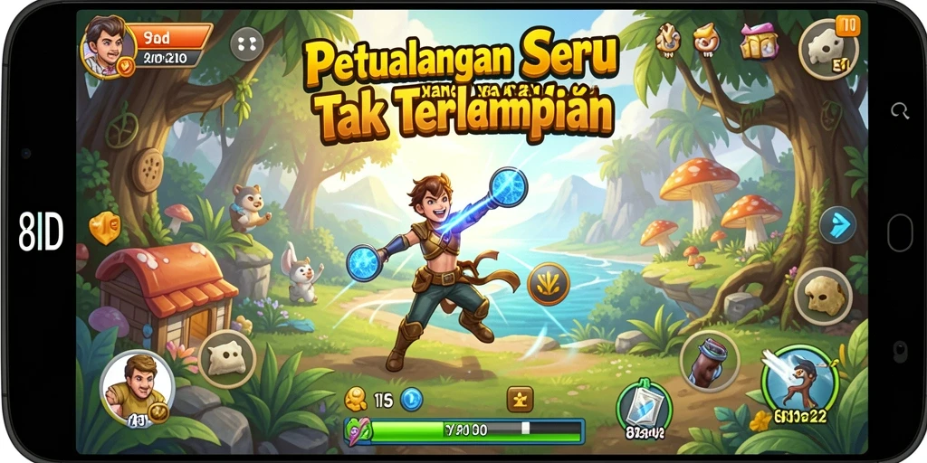 Tampilan gameplay 8ID yang seru dan mendebarkan.