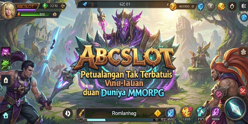 Tampilan gameplay ABCSLOT yang intens dan interaktif di dunia MMORPG.