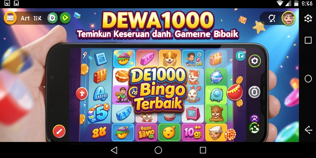 Screenshot dari gameplay DEWA1000 yang seru dan interaktif.