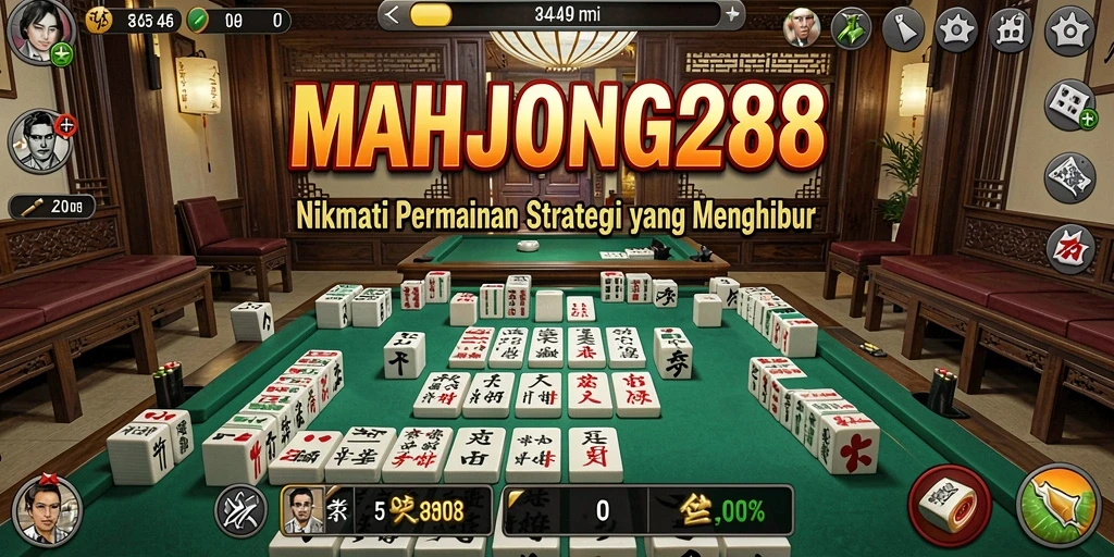 Screenshot gameplay MAHJONG288 yang menampilkan aksi seru dan strategi.