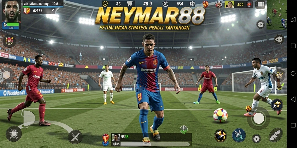 Tampilan gameplay NEYMAR88 yang menarik dan penuh aksi strategi.