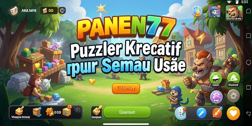 Tampilan gameplay menantang pada PANEN77 dengan berbagai teka-teki menarik.