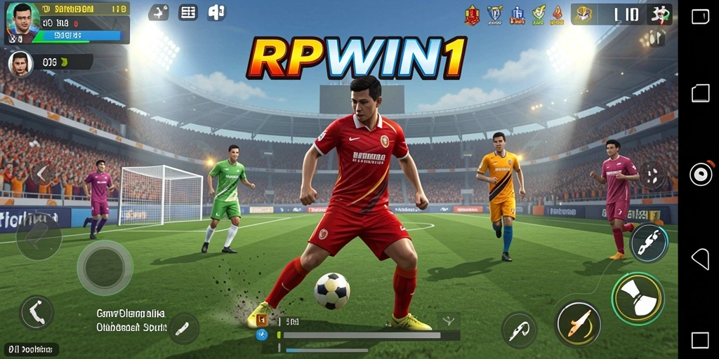 Tampilan menakjubkan dari gameplay RPWIN1 dengan aksi olahraga yang intens.
